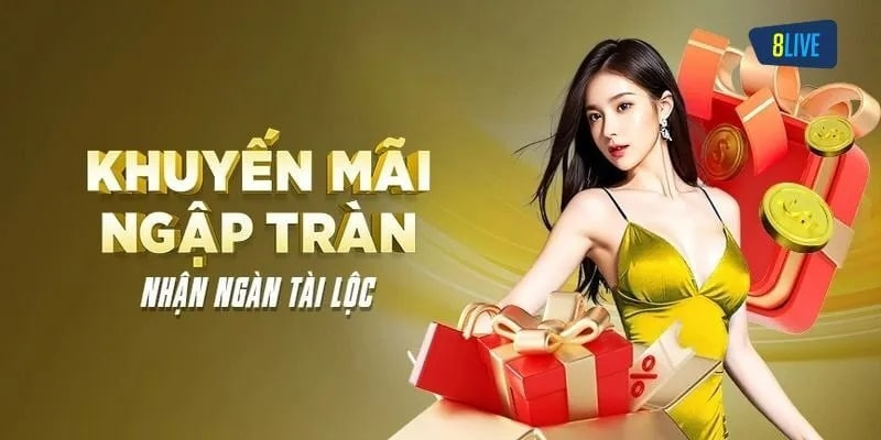 Khuyến mãi 8live bùng nổ, lộc rơi đầy ví