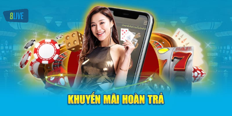 Tiền về tài khoản,  hoàn trả không giới hạn tại 8live